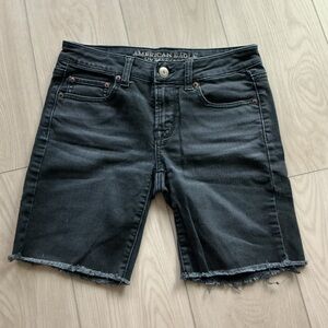 American Eagle Outfitters Black Jean Shorts